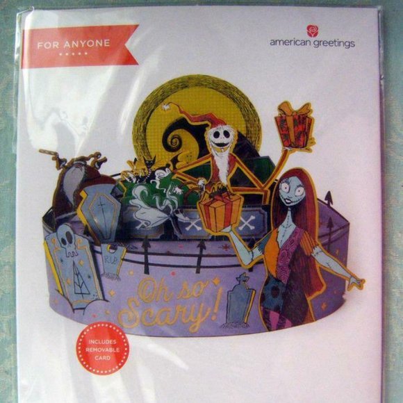Other - American Greetings Displayable Pop-Up Nightmare Before Christmas